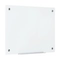 Officesource ViZual Collection Magnetic Glass Dry-Erase Board - 36" x 48" OS0801MGWH